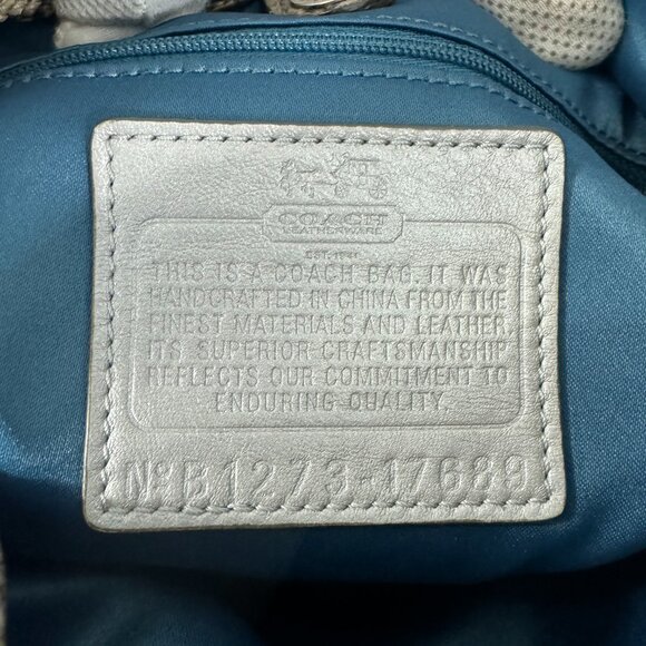 Coach # 17689 Limited Edition Madison OP Art Sateen Maggie Shoulder Bag - Picture 13 of 15